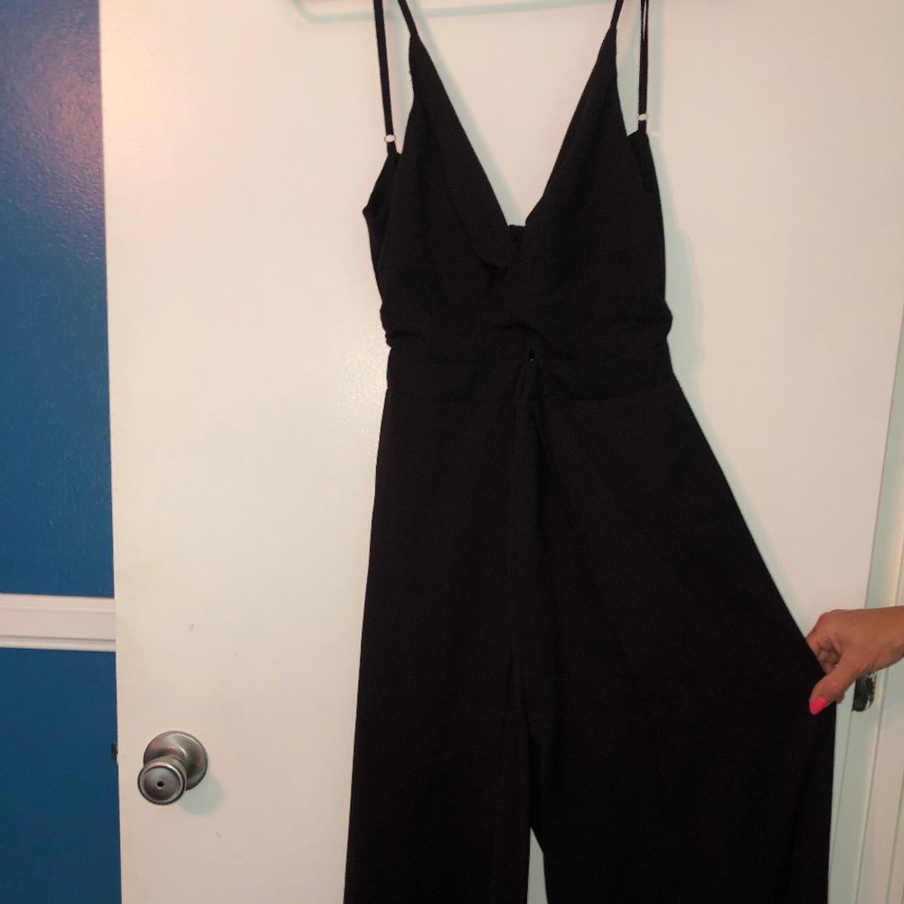 Black pant jumpsuit